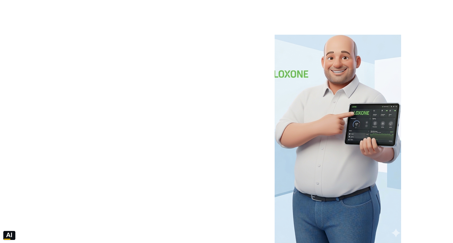 M.ZEILER — Gebäudeautomation mit Loxone Tablet-Steuerung